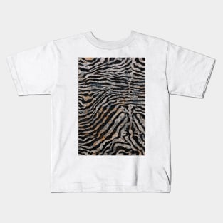 marbled zebra Kids T-Shirt